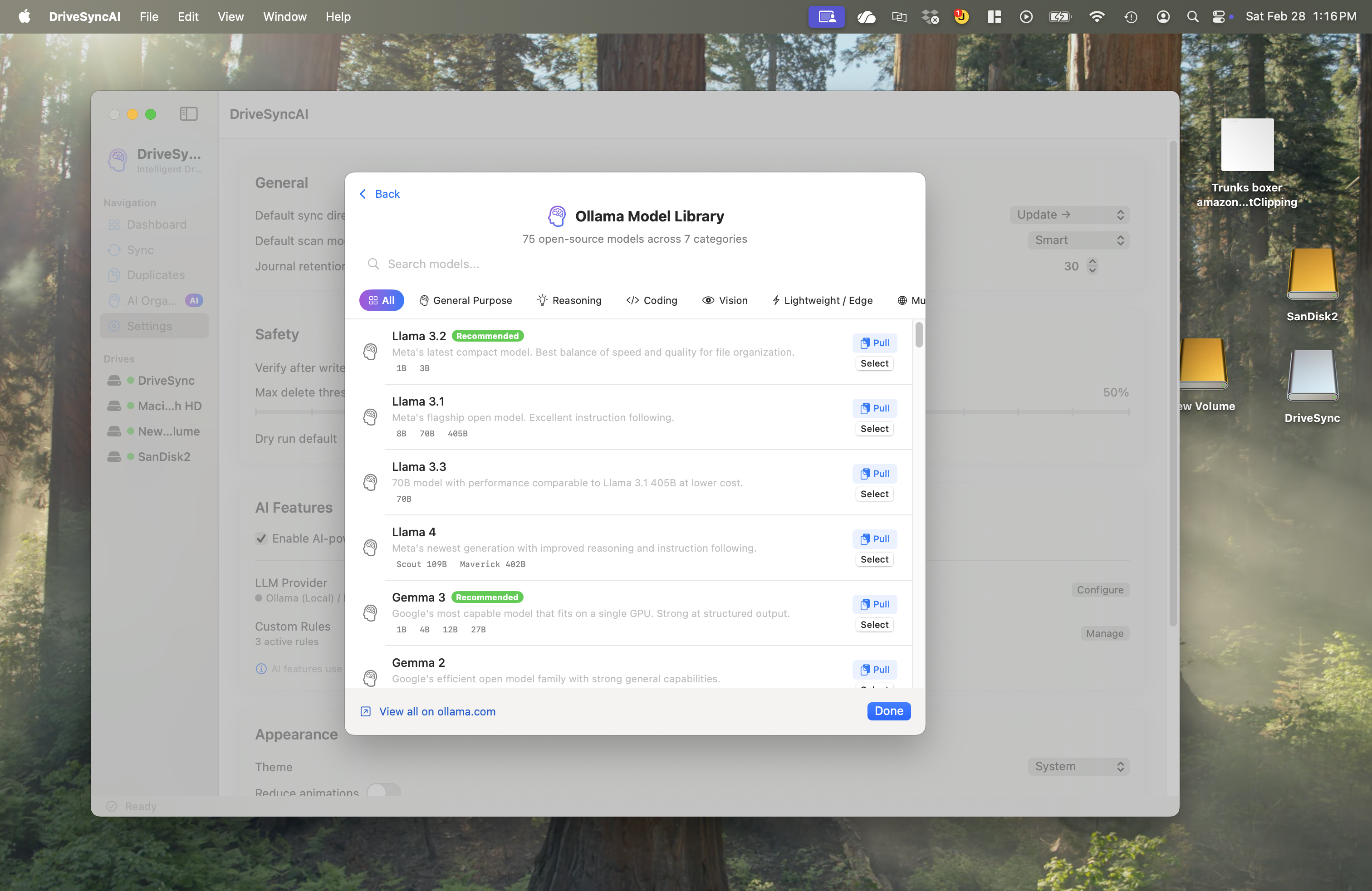Ollama Model Browser